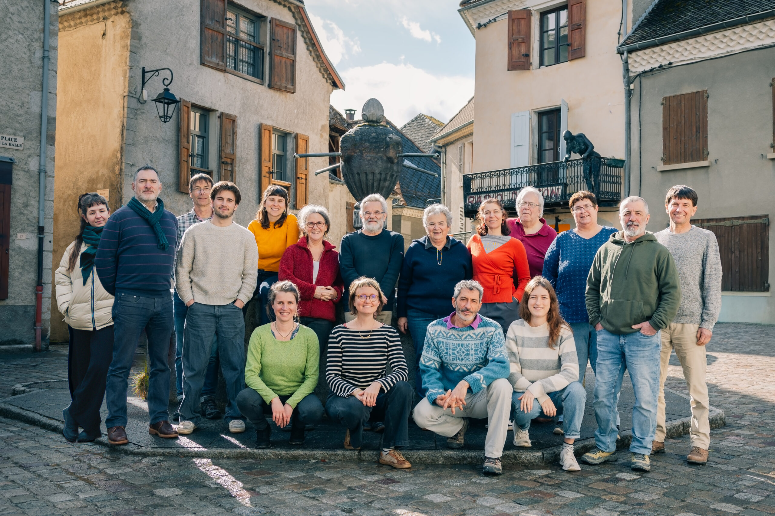 Photo du groupe des candidat·es de la liste Mens en commun